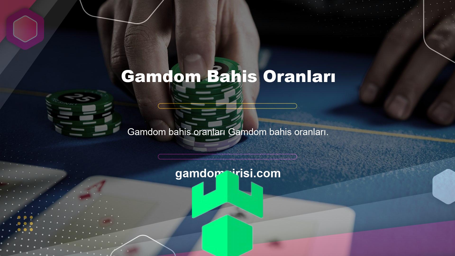Bahis ve canlı bahis için en güvenilir sitelerden biri olan Gamdom kullanıcılarına çok tatmin edici faydalar sunar