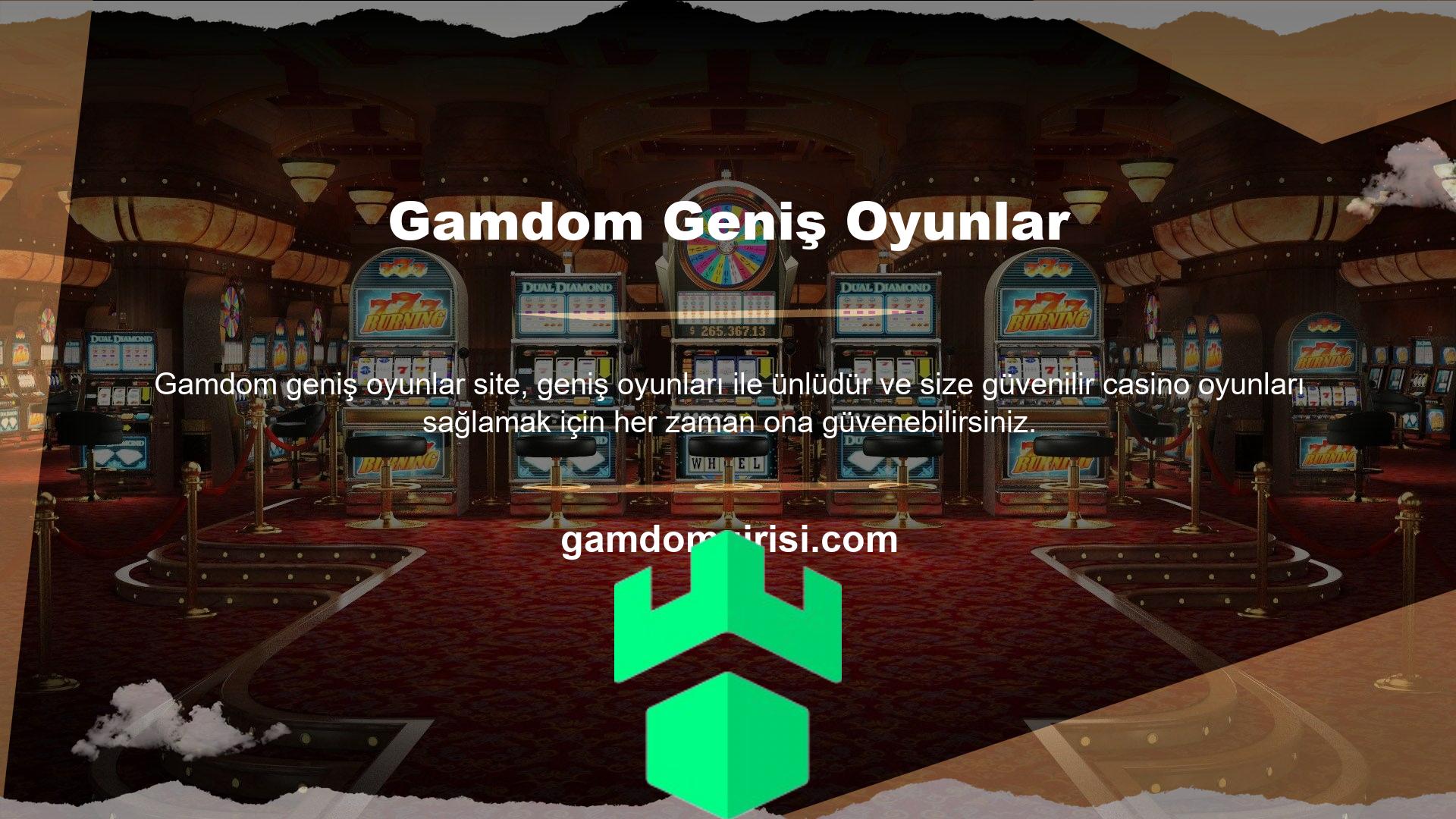Bu siteye katılarak, Blackjack, Poker, Bakara ve Rulet gibi popüler olanlar da dahil olmak üzere çok çeşitli casino oyunlarına erişebilirsiniz